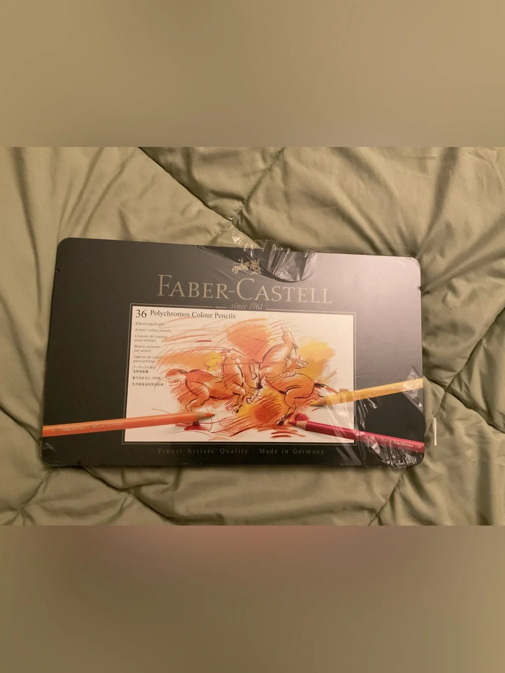 Faber-Castell 36-Count Polychromos Colored Pencils Tin - Black - Picture 1 of 2